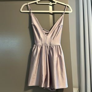 URBAN OUTFITTERS Lavender Romper - criss cross back